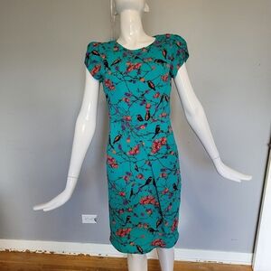 Darling Bird Print Dress, VGUC, Size 4